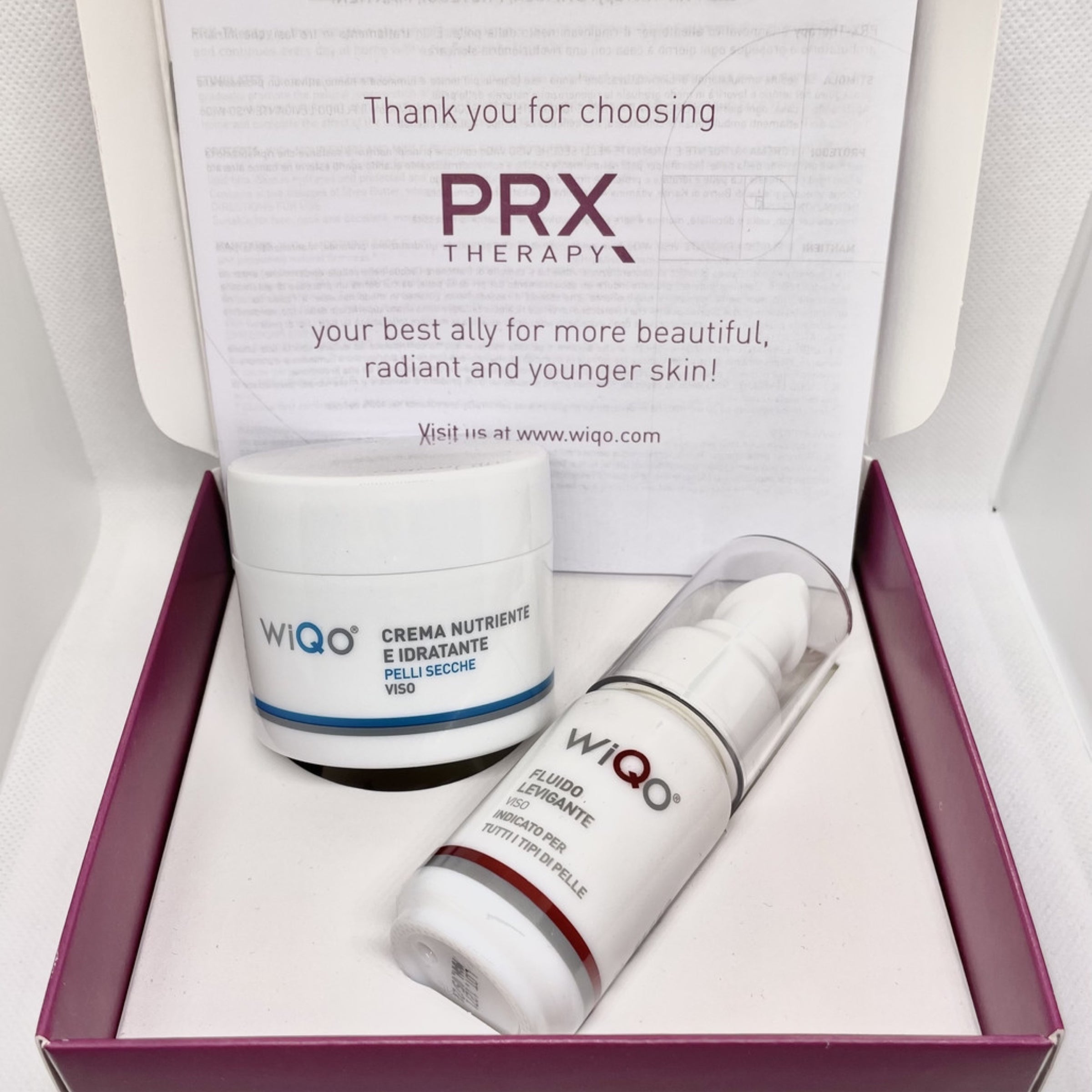 WIQO PRX Therapy Kit (2 x Creams) | Skin Secrets by INGA